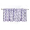 thumbnail image 1 of Sweet Potato Swizzle Window Valance, Purple/White, 1 of 1