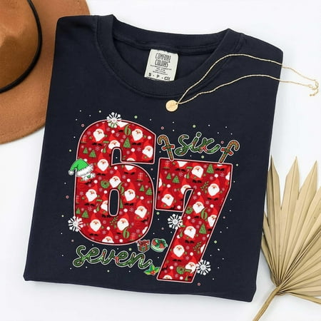 DOPASHIRT Six Seven Shirt, Funny 6 7 Color Tee, Viral Trending Shirt, Social Media Saying T-Shirt Unisex S-5XL Hot Trending Shirt, Vintage Birthday Gift