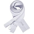 thumbnail image 1 of YKK White #4.5 Handbag - Extra-Long Pull Zipper (50 Zippers Per Pack) (10" Inches), 1 of 1