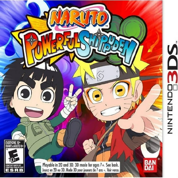 Restored Naruto Powerful Shippuden (Nintendo 3DS, 2013) Fighting Game (Refurbished)