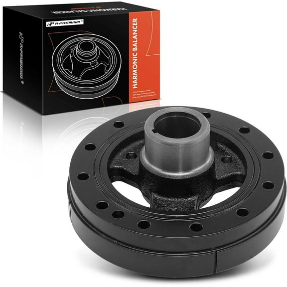 A-Premium Engine Harmonic Balancer Crankshaft Pulley Compatible with Chevrolet Silverado 1500, Express 2500, Blazer & GMC Sierra 1500, Safari & Isuzu Hombre & Oldsmobile & Workhorse, OHV V6 4.3L