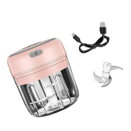 

Automatic Garlic Masher Stylish Multifunctional Vegetable Chopper USB Grinder Wear-resistant Chili Fruit Onion Crusher Type 2