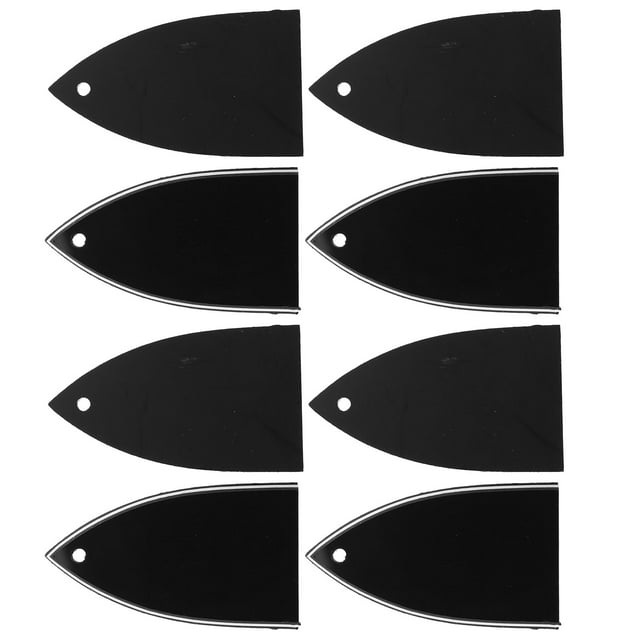 BRIGHTFUFU Black Plastic Truss Rod Cover for Electric Bass Guitar Maintenance Easy Installation and Protection