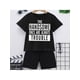 thumbnail image 1 of Boys' 100% Pure Cotton Stylish Always Trouble Printed Short Sleeve T-Shirt, Perfect for Outdoor, 1 of 6