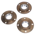 thumbnail image 1 of Roues de Roue avant à 4 Trous, Roue de Roue Libre de Vélo Haute Résistance Filetage Femelle 3 Pcs Rotation Stable pour Vélos Électriques, 1 of 7