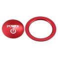 thumbnail image 1 of Unique Bargains 1 Set Engine Start Stop Button Cover for Toyota Vellfire 30 Series Aluminum Alloy Red, 1 of 7