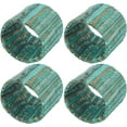 thumbnail image 2 of Saro Lifestyle Shimmering Woven Nubby Napkin Ring (Set of 4), 2 of 5