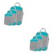 thumbnail image 2 of Billuyoard Compression Packing Cubes Lightweight Accessing Items Easily Breathable Azul cielo 3 piezas 2piezas, 2 of 4