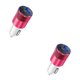 thumbnail image 1 of Sidaley Adaptador de carga para automóvil USB PD Reemplazo 3.1A Carga rápida Teléfono antiflamante Tableta Toma de corriente Accesorios Rosa blanca 2piezas, 1 of 6
