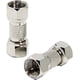 thumbnail image 5 of Conector coaxial macho a macho, paquete de 2 adaptadores de cable coaxial RG6 tipo F de 105 ohmios, acoplador de extensión de cable RFAdapter para TV, antena, divisor, amplificador, 5 of 7