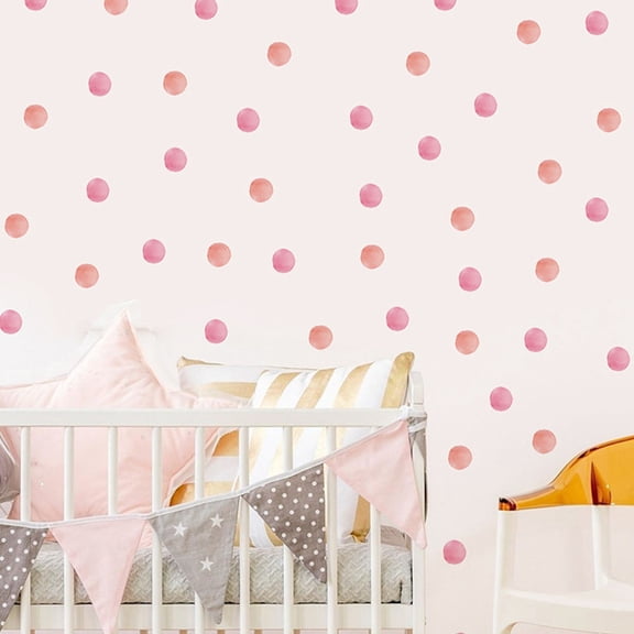 HEMOTON 12 Pcs Cute Decals Home Decor Girl 20x30x0.1cm Pink