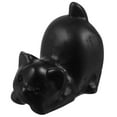 thumbnail image 2 of Cat Figurines for Lovers Sculptures Home Decor Office Black, 2 of 7