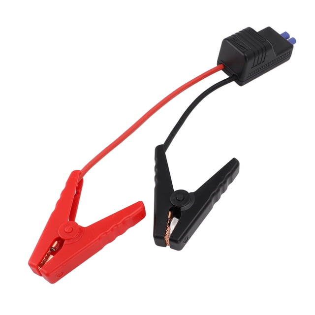 Car Battery Booster Jumper Cable, 10AWG Wire 650A Maximum Current Clips To EC5 Connector Wide Compatibility EC5 Starter Cable for Emergency