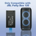 thumbnail image 5 of 1 Pack 5000mAh Rechargeable Battery Replace for JBL Battery 200, Compatible with JBL Partybox Club 120 Bluetooth Speaker, Include Type-C Cable, 5 of 9