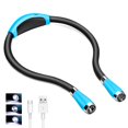 thumbnail image 1 of Neck Book Light TSINGREE, recargable por USB, 4 LED, 3 modos, azul, 1 of 7