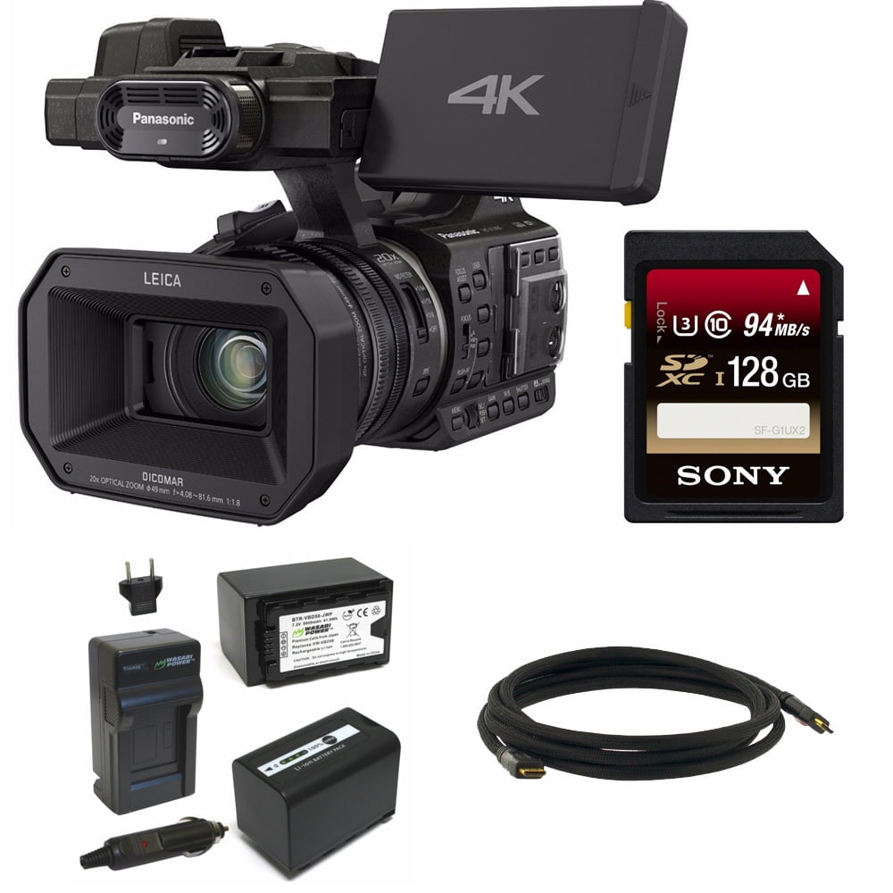 20x Optical Zoom Panasonic HC-X1000 4K Ultra HD 60p/50p Professional Camcorder 