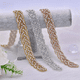 thumbnail image 3 of Cinturón de novia con cadena de código de diamantes de imitación plateados, accesorio sencillo y de moda, cinturón de diamantes, fácil de usar, 3 of 6