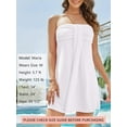 thumbnail image 4 of As Rose Rich Women's Strapless Dress Beach Cover up Tube Top Dresses, 3X, 4 of 9