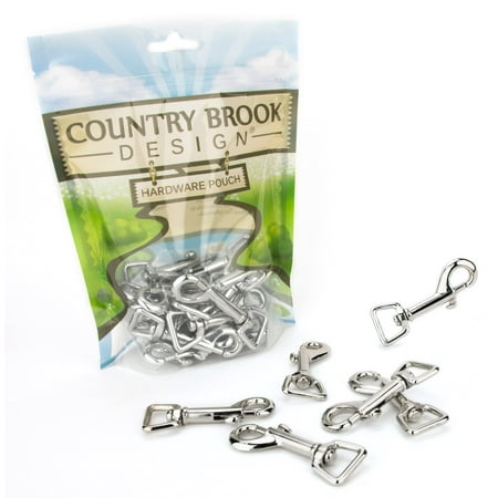 

50 - Country Brook Design® 5/8 inch Swivel Snap Hooks