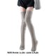 thumbnail image 4 of Guardurnaity 1 par de medias de punto de Color sólido, calcetines altos Keen para mujer, calentadores de piernas, accesorios para zapatos, medias Prendas para la parte inferior del cuerpo Gris oscuro, 4 of 6