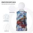 thumbnail image 3 of Naloa Cartoon Train Hot Air Balloon Basketball Jersey Reversible Men's Mesh Athletic Sports Shirts Training Practice S-4XLSmall, 3 of 6