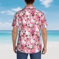 thumbnail image 6 of Haiem Rose Rabbit Printed Hawaiian Shirt for Men - Men’s Casual Beach Summer Shirts - Stretch Fabric with Modern Fit-XX-Large, 6 of 9