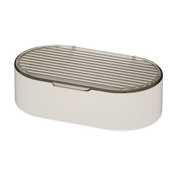 Yhmxh Decoración del baño Jabón de viaje a prueba de fugas con tapa - Jabón en barra con drenaje - Jabonera de viaje, estuche portátil para viajes, camping, exteriores, gimnasios y baños