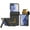 Black, variant on Allytechgroup Case for Samsung Galaxy Z Flip 7, Shockproof Rigid Plastic Flip Cover with Card Slot, Built-in Kickstand Anti-Scratch & Drop Protection Foldable Phone Accessory for Women Men, Darkblue