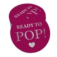 thumbnail image 1 of Inkdotpot Pack Of 50 Real Silver Foil Paper Tags Ready To Pop Baby Shower Favor Hang Tags, 1 of 6