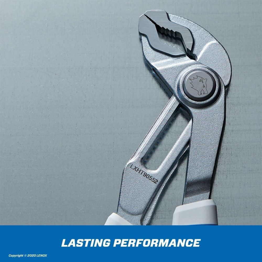 LENOX TOOLS LXHT90552 Quick-Adjust 12" Ratcheting V-Jaw Pliers