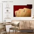 thumbnail image 5 of Elephant Stock Vintage Aces Poker Wall Art - Horizontal Canvas Wall Art - Living Room Wall Decor - Hobbies And Lifestyle Canvas - Black And Red Decor - 48" x 32", 5 of 8