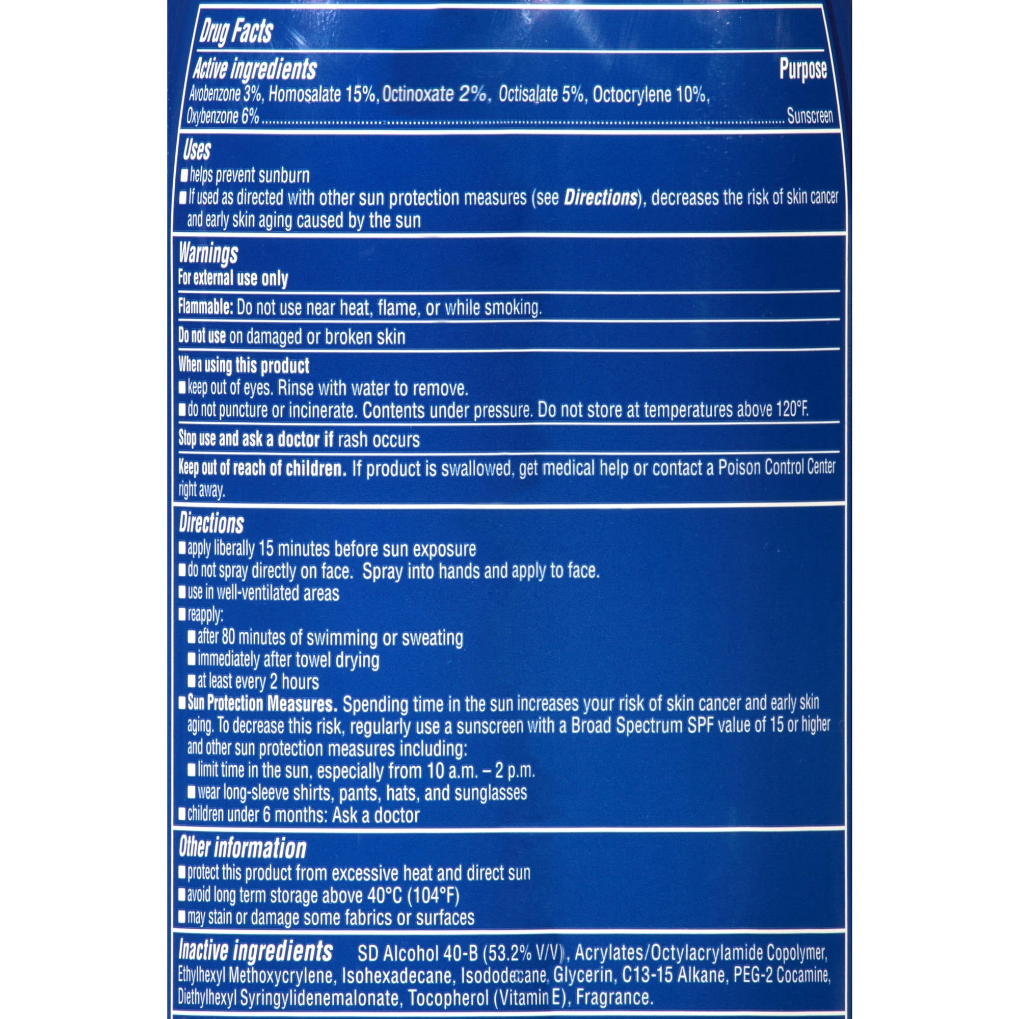 Coppertone Sport High Performance Spray Sunscreen,Teen, Adult, SPF 100, 6 oz
