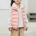 thumbnail image 6 of Generic Boys Girls Puffer Vest Quilted Zip Up Sleeveless Jackets Warm Winter Down Vest with Pockets for Kids 2-12Years, 6 of 6