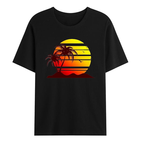 Hombres Casual Moda Cuello Redondo Jersey Estampado Camiseta Manga Corta Tops Pompotops oipoqjl33231
