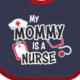 thumbnail image 4 of Inktastic My Mommy is a Nurse Boys or Girls Baby Bib, 4 of 4