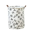 thumbnail image 1 of Workhe Panier à Linge Portable Double pour Lavage au design Tendance, Bac de Rangement avec Poignée pour Garde-Robe, Boîte à Jouets, Contenant, Cylindre, Organisateur, 1 of 9
