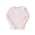 thumbnail image 1 of Hope & Henry Girls' Trompe L'oeil Sweater in Organic Cotton, 1 of 3