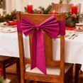 thumbnail image 1 of Modern Concise Wedding Bow Ribbon Notie Chair Back Flower Home Holiday Decor Hotel Restaurant Ribbon, 1 of 6