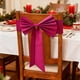 thumbnail image 1 of Decoraciones para San Valentín, adornos para San Valentín, lazo de boda moderno y conciso, cinta para respaldo de silla, flor, decoración navideña para el hogar, hotel, restaurante, cinta de poliéster, 1 of 6