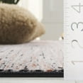 thumbnail image 5 of SAFAVIEH Mila Colton Distressed Polyester Area Rug, Beige/Black, 4' x 6', 5 of 11