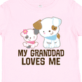 thumbnail image 4 of Inktastic My Granddad Loves Me Granddaughter Girls Girls Toddler T-Shirt, 4 of 5