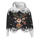 thumbnail image 4 of WILLBEST Sudadera con Capucha Oversize para Mujer, Estilo Casual, con Estampado Navideño de Ciervos con Cabeza Grande y Copos de Nieve, Cuello Redondo, Manga Larga y Diseño Ligero Chica​​, 4 of 4