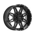 thumbnail image 4 of Pro Comp Wheels 8142-29589 Blockade Series 8142 Gloss Black/Machined Finish Size 20x9.5 Bolt Pattern 8x180mm Back Space 5 in. Max. Load 3600 lbs. Blockade Series 8142 Gloss Black/Machined Finish, 4 of 7