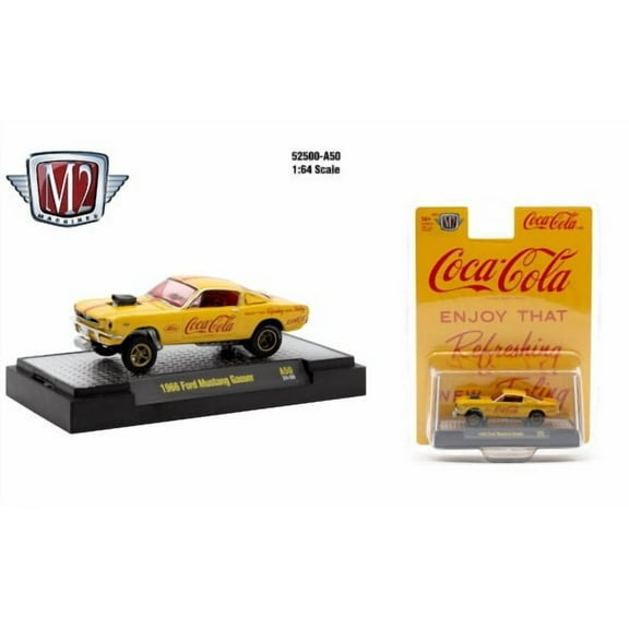M2 Machines Coca-Cola Release A50 1966 Ford Mustang Gasser