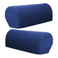 thumbnail image 4 of Funda de reposas de 2 piezas, protectores de de sofá de tela elástica, antideslizantes para reposas de sofá con pasadores Soledad Cubiertas del reposabrazos del sofá, 4 of 9