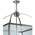 thumbnail image 7 of Meyda 141629 24 in. Square Pavilion Brushed Nickel Pendant, Brushed Nickel, 7 of 7