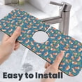 thumbnail image 6 of Kdxio Corgi with Flowers Pattern Non-Slip Diatom Mud Faucet Drain Pad,Self Absorbent Mat for Kitchen Sink for Variety Kitchen & Bathroom Countertops, 6 of 7