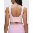 thumbnail image 2 of CRZ YOGA Butterluxe U Back Longline Sports Bras for Women Padded Yoga Workout Crop Top, 2 of 6