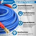 thumbnail image 2 of iMeshbean 3/8" Hot Water Pressure Washer Hose 100FT 4800 PSI Power Washer Hose, 2 of 15