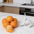 thumbnail image 5 of 1 Pc Orange Peeler Tools Citrus Peel Cutter Ring Orange Peeler Plastic Orange Peeler Thick Orange/Pomegranate Peeling Tool Peeling Helper, 5 of 7